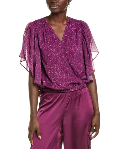 Ramy Brook Kitty Blouse In Purple