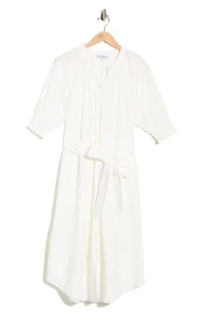 Ramy Brook Kleo Puff Sleeve Cotton Shirtdress In Multi