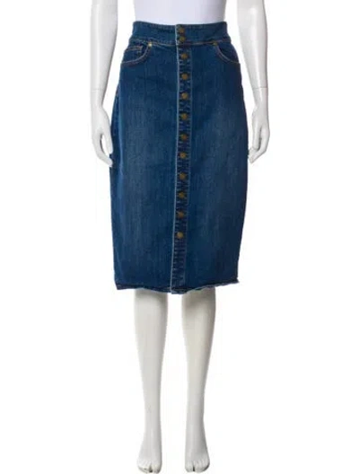 Pre-owned Ramy Brook Knee-length Skirt In Blue
