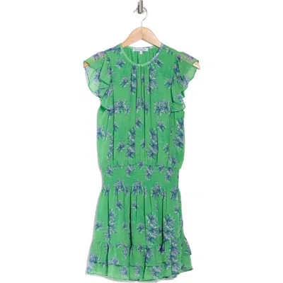 Ramy Brook Knox Fern Tiered Dress In Green