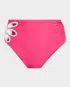 Ramy Brook Lainey Bikini Bottoms In Perfect Pink