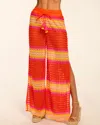Ramy Brook Larsa Crochet Wide Leg Coverup Pant In Multi