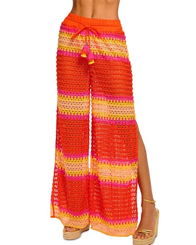 Ramy Brook Larsa Swim Cover-up Pants In Multi