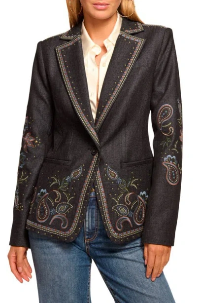 RAMY BROOK RAMY BROOK LAURA EMBROIDERED BLAZER