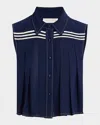 RAMY BROOK LAURA PLEATED BLOUSE