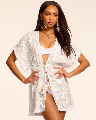 Ramy Brook Laurie Sequin Cover-up Dress In White