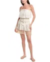 Ramy Brook Lauryn Strapless Crochet Mini Dress In White