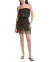 Ramy Brook Lauryn Mini Coverup Dress In Black