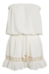 Ramy Brook Lauryn Strapless Cover-up Minidress In White