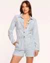 RAMY BROOK LAVINIA RELAXED DENIM ROMPER