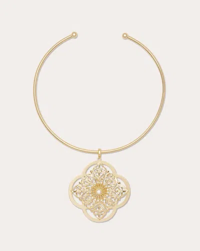 Ramy Brook Laya Medallion Necklace In Gold
