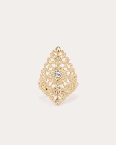 Ramy Brook Laya Medallion Ring In Gold