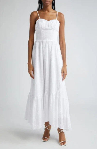 Ramy Brook Laylah Dress In Ivory Textured Cotton