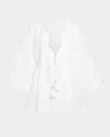 Ramy Brook Leilanni Embroidered Caftan Coverup