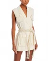 Ramy Brook Lela Romper In Rattan In Neutral