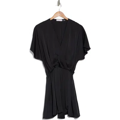 Ramy Brook Lillie Flutter Sleeve Dress In Black