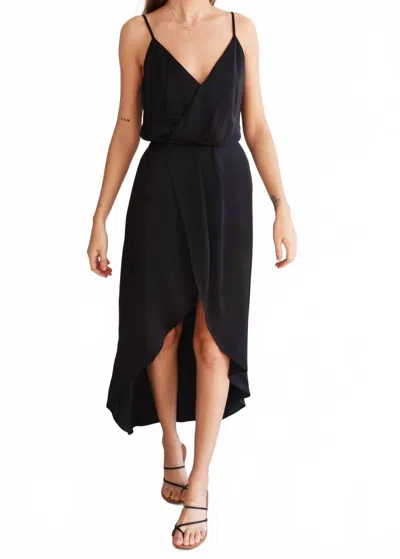 Ramy Brook Lina Midi Dress In Black