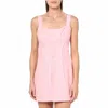 Ramy Brook Linda Exposed Seam Sheath Minidress In Pink