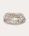 Ramy Brook Lindsey Stacked Bracelet Set In Silver