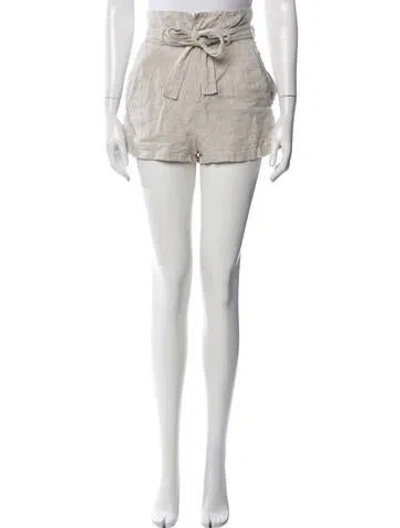 Pre-owned Ramy Brook Linen Coat In White