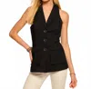 Ramy Brook Lisa Vest In Black In Black