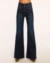 Ramy Brook Liv Wide Leg Jean In Dark Rinse