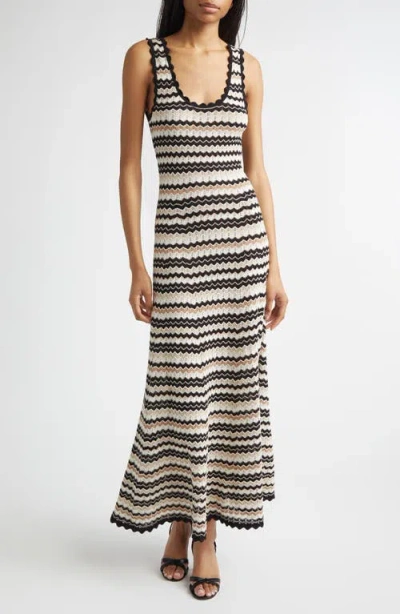 Ramy Brook Livia Sleeveless Knit Dress In Multi