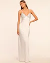 Ramy Brook Lizzy Embellished Gown In Ivory Geo