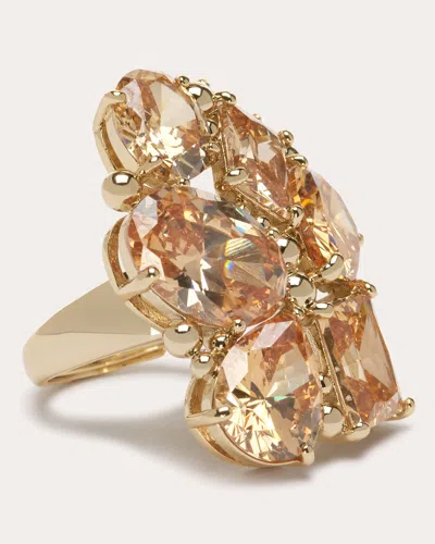 Ramy Brook Lizzy Gemstone Cocktail Ring In Champagne