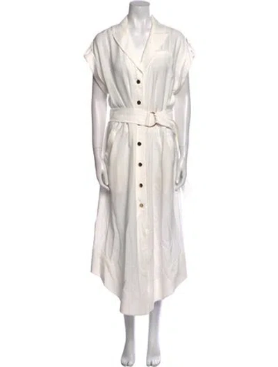 Pre-owned Ramy Brook Long Dress In White
