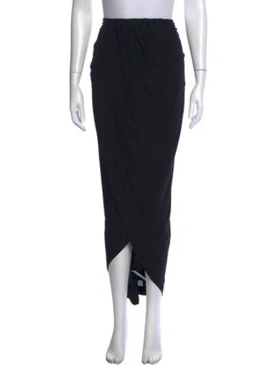 Pre-owned Ramy Brook Long Skirt In Black