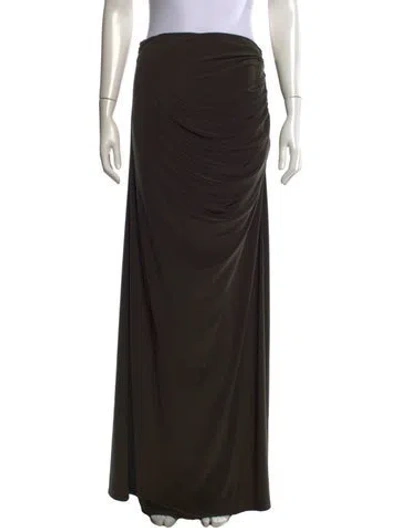 Pre-owned Ramy Brook Long Skirt In Green