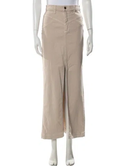 Pre-owned Ramy Brook Long Skirt In Neutral