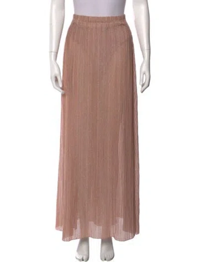Pre-owned Ramy Brook Long Skirt In Pink