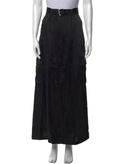 Pre-owned Ramy Brook Long Skirt W/ Tags In Black