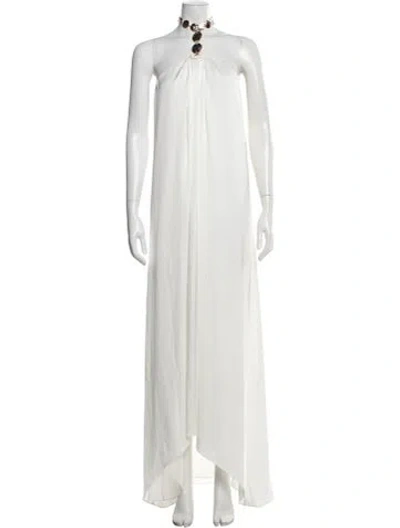Pre-owned Ramy Brook Long Skirt In White
