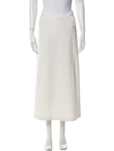 Pre-owned Ramy Brook Long Skirt In White