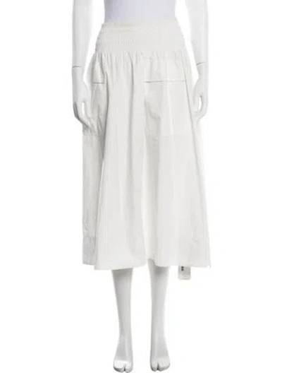 Pre-owned Ramy Brook Long Skirt In White