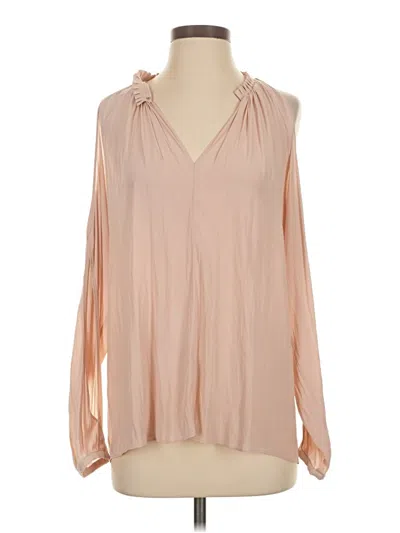 Pre-owned Ramy Brook Long Sleeve Blouse In Pink