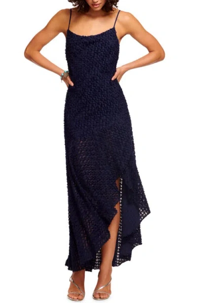 Ramy Brook Lorena Clip Dot Dress In Spring Navy Clip