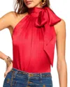 Ramy Brook Lori High Neck Tank Top In Red
