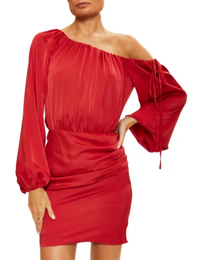 Ramy Brook Louisa Dress In Soir√e Red In Multi