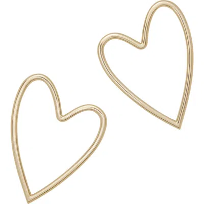 Ramy Brook Love Large Stud Earrings In Gold