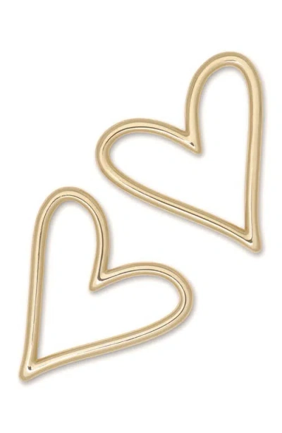 Ramy Brook Love Small Stud Earrings In Gold