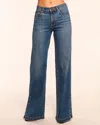 Ramy Brook Low-rise Tyra 5-pocket Jean In Blue