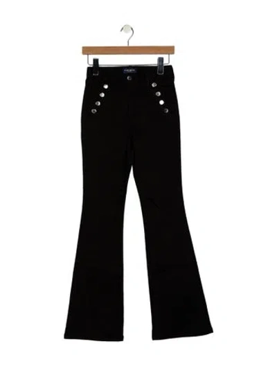 Pre-owned Ramy Brook Low-rise Straight Leg Jeans In Black