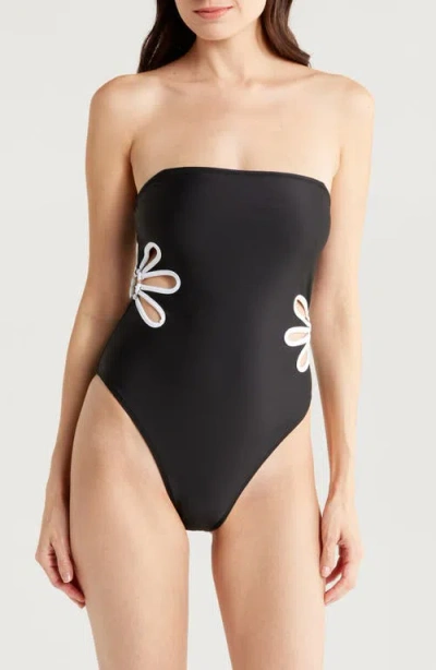 Ramy Brook Luca Cutout One-piece Swimsuit In Black