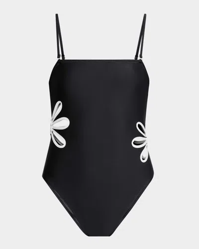 Ramy Brook Luca One-piece Swimsuit In Black