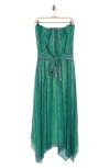 Ramy Brook Luca Strapless Dress In Meadow Green Waikiki