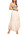 Ramy Brook Lucia Smocked Cotton Poplin Maxi Dress In White